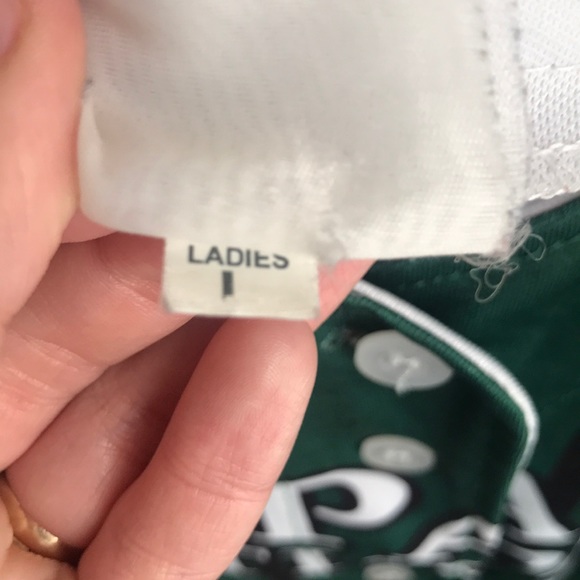 Ladies Baseball Button Up - Picture 4 of 4